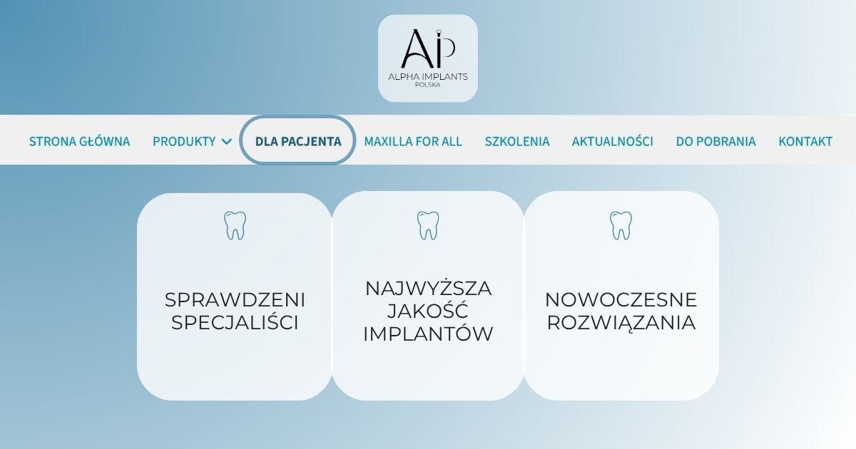 Odkryj jakość włoskich implantów JDentalCare w Polsce – nowa zakładka na naszej stronie ułatwia wybór gabinetu